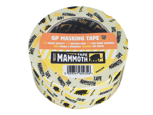 Mammoth Retail Masking Tape 38mm x 50m, Everbuild