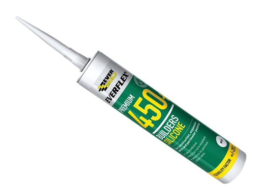 Everflex® 450 Builders Silicone Sealant White 300ml, Everbuild