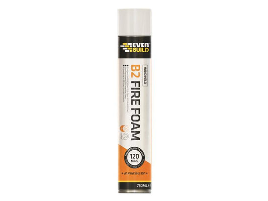 Fire Foam B2 Hand Grade Aerosol 750ml, Everbuild