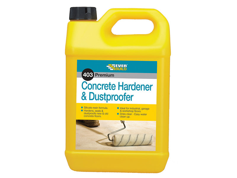 403 Concrete Hardener & Dustproofer 5 litre, Everbuild