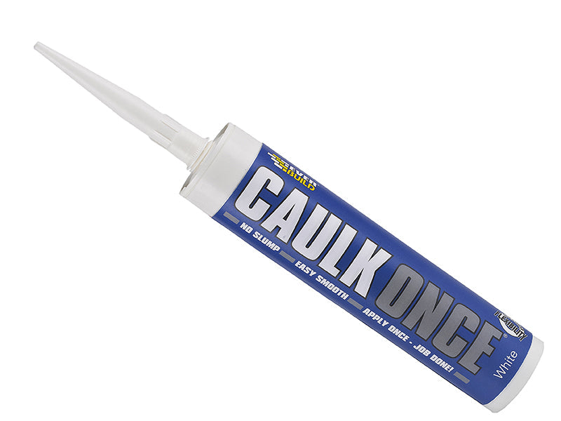 Caulk Once White 380ml, Everbuild