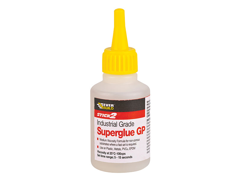 Industrial Superglue General Purpose 20g, Everbuild