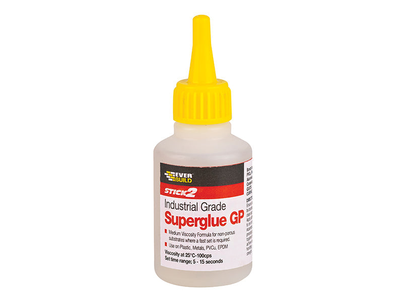 Industrial Superglue General Purpose 50g, Everbuild