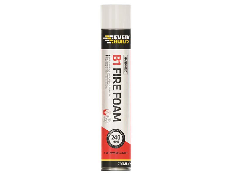 Fire Foam B1 Hand Grade Aerosol 750ml, Everbuild