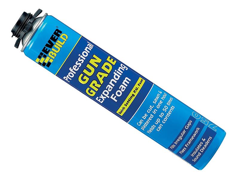 Pro Gun Grade Expanding Foam 750ml, Everbuild