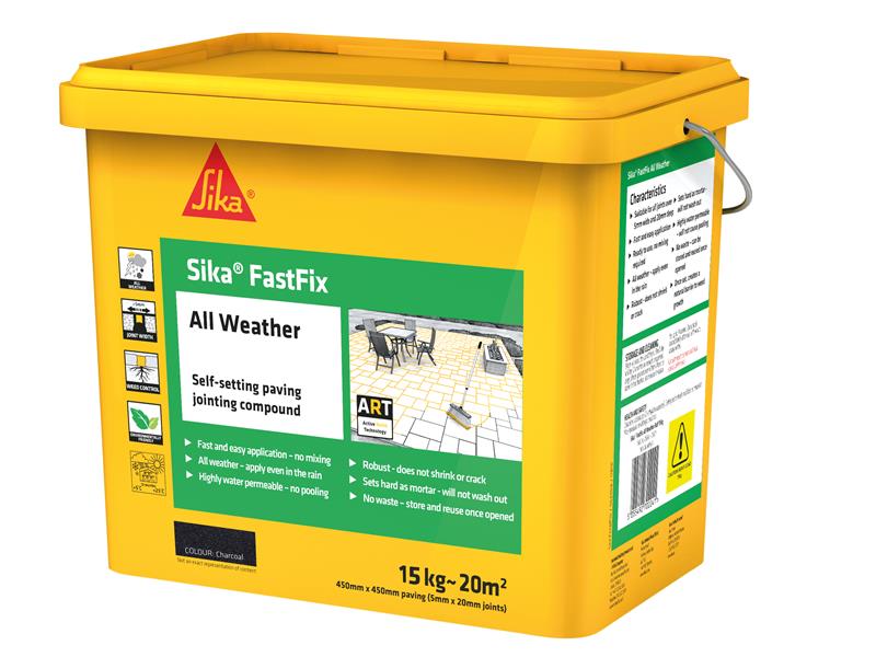 Sika® FastFix All Weather Charcoal 15kg, Everbuild