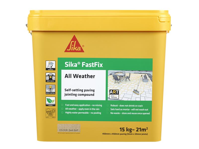 Sika® FastFix All Weather Dark Buff 15kg, Everbuild