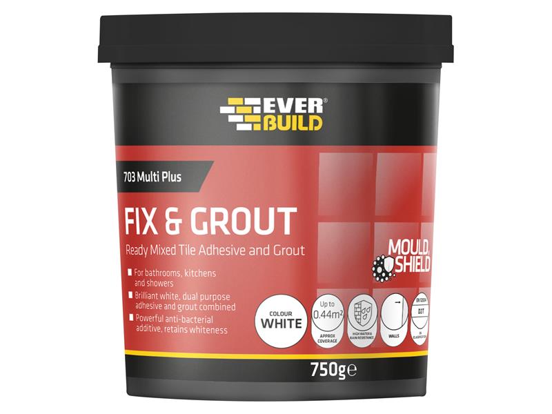 703 Fix & Grout Tile Adhesive 3.75kg, Everbuild