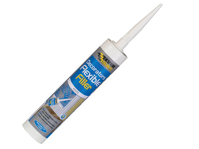 Flexible Decorator's Filler White 290ml, Everbuild