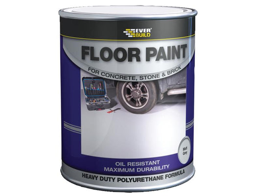 Floor Paint Red 5 litre, Everbuild