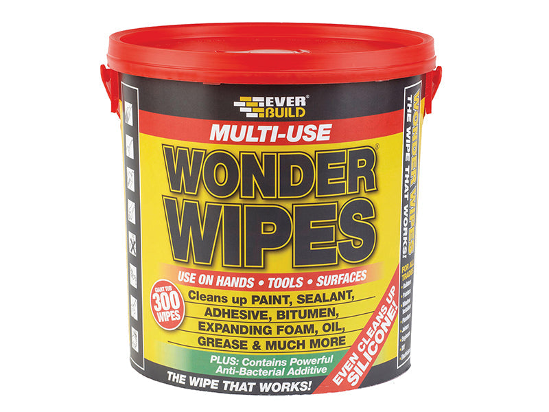 Giant Wonder Wipes (Tub 300), Everbuild