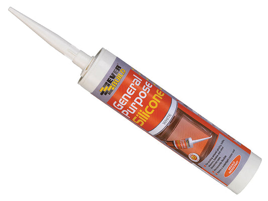 General Purpose Silicone Clear 280ml, Everbuild