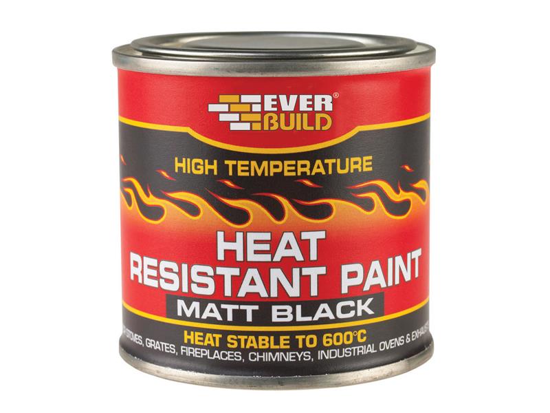 Heat Resistant Paint 125ml, Everbuild