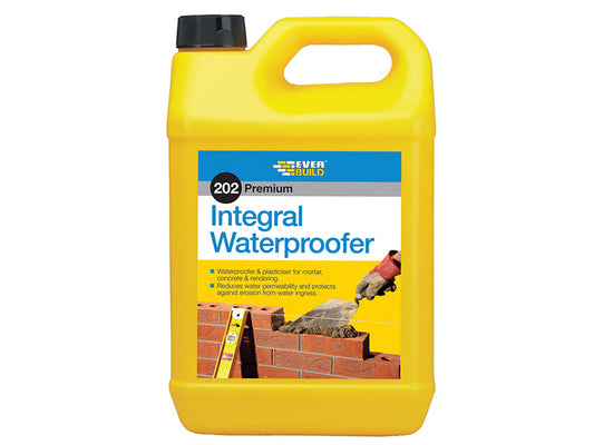 202 Integral Liquid Waterproofer 5 litre, Everbuild