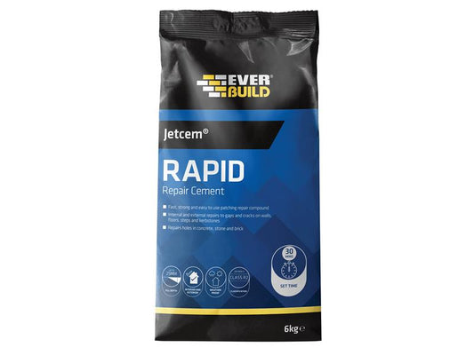 Rapid Set Cement 12kg (4 x 3kg Packs), Everbuild