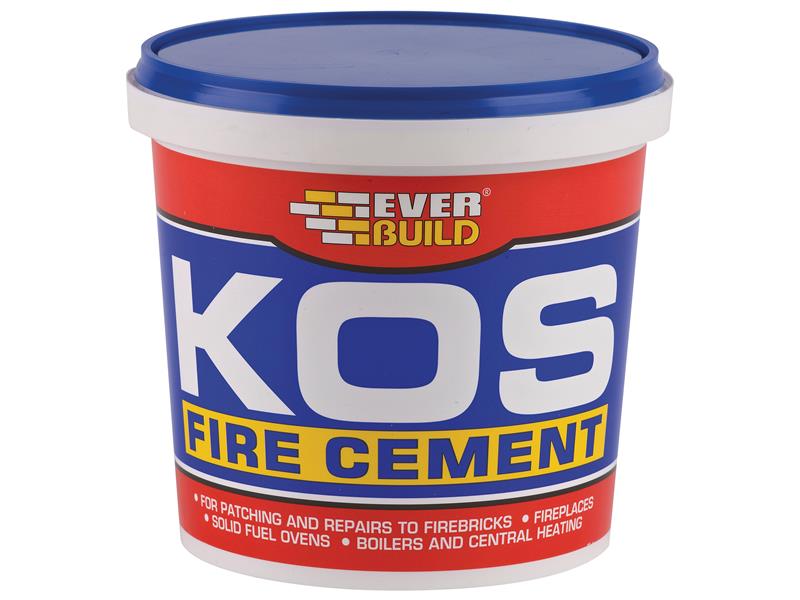 KOS Fire Cement Buff 500g, Everbuild