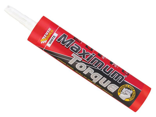 Maximum Torque Adhesive White 290ml, Everbuild