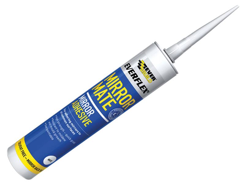 Everflex® Mirror Mate Sealant & Adhesive 290ml, Everbuild