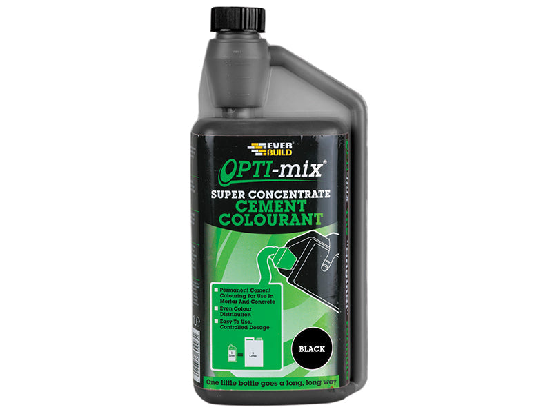 Opti-Mix Cement Colourant Black 1 litre, Everbuild