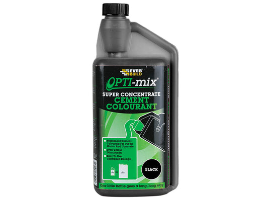 Opti-Mix Cement Colourant Black 1 litre, Everbuild