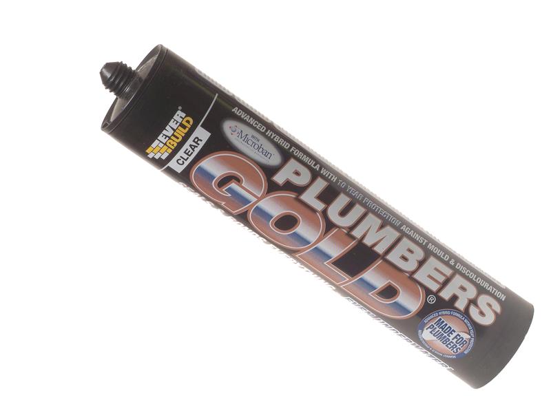 Plumbers Gold Clear 290ml, Everbuild