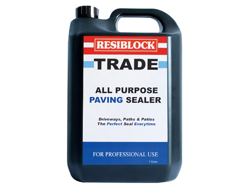 Resiblock All Purpose Paving Sealer 5 litre (Trade), Everbuild