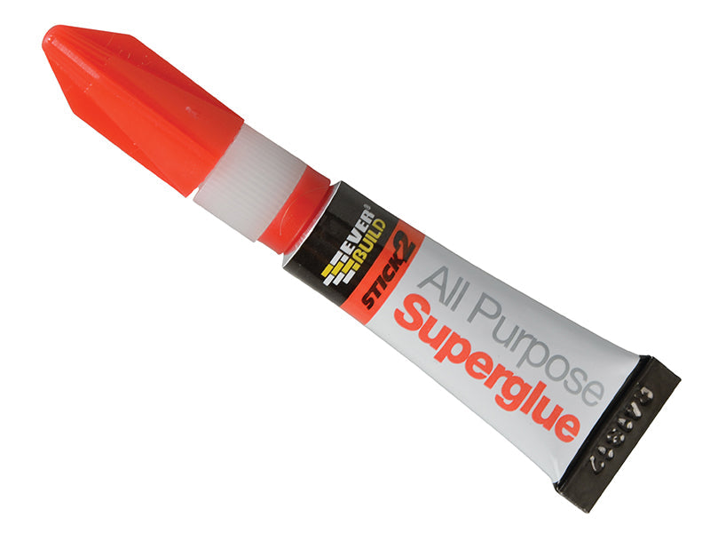 STICK2® All-Purpose Superglue Tube 3g, Everbuild