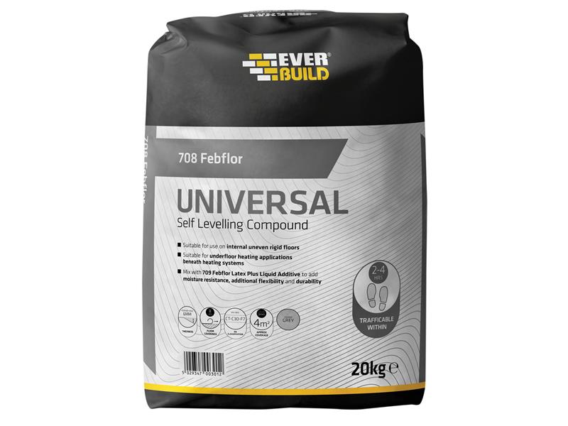 708 Self Level Compound 20kg, Everbuild