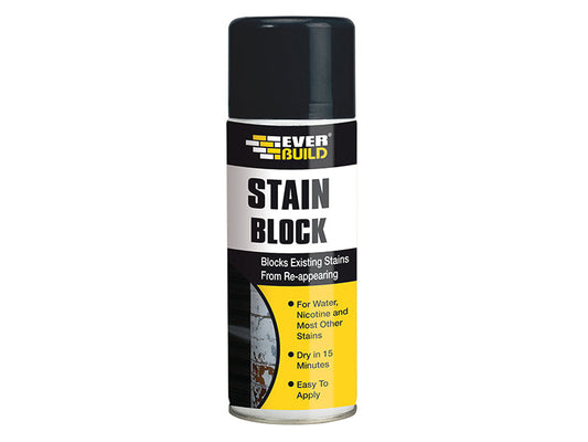 Stain Block Spray 400ml, Everbuild