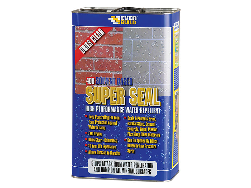 408 Super Seal (Exterior Wall Seal) 5 Litre, Everbuild