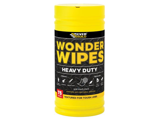 Heavy-Duty Wonder Wipes (Tub 75), Everbuild