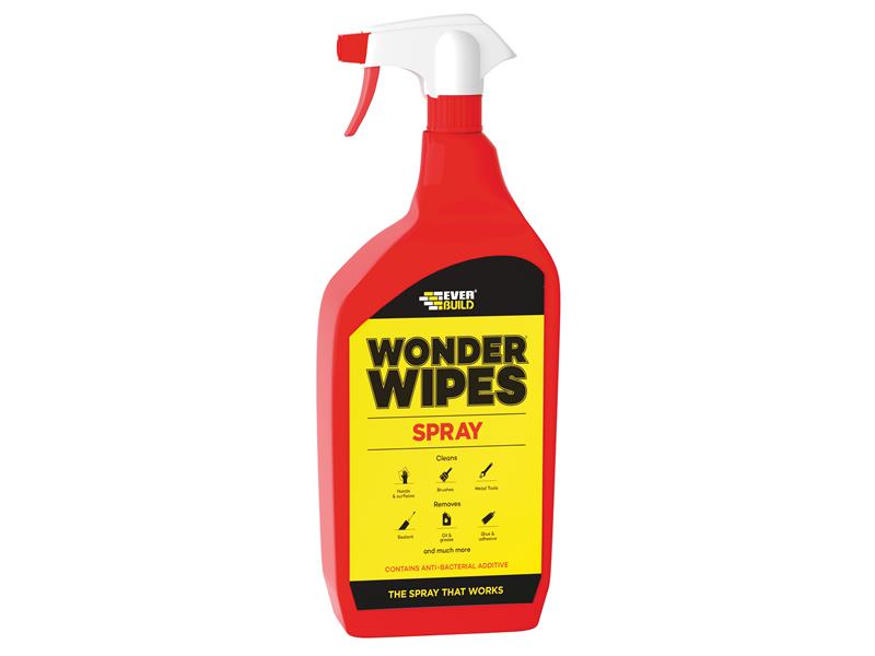 Multi-Use Wonder Wipes Spray 1 litre, Everbuild