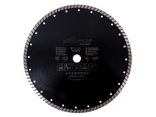 RAGE® Diamond Blade, Segmented Rim 355 x 25.4mm, Evolution