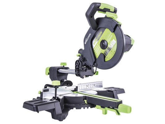 F255SMS TCT Multi-Material Sliding Mitre Saw 255mm 1600W 240V, Evolution