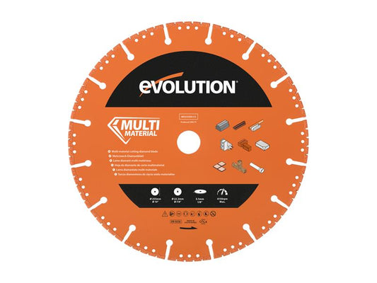 Multi-Material Diamond Demolition Disc Cutter Blade 255 x 22.2mm, Evolution