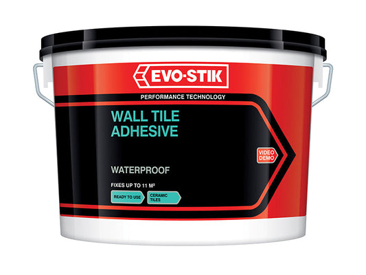 Waterproof Wall Tile Adhesive 5 litre, EVO-STIK