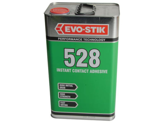 528 Instant Contact Adhesive 5 Litre, EVO-STIK