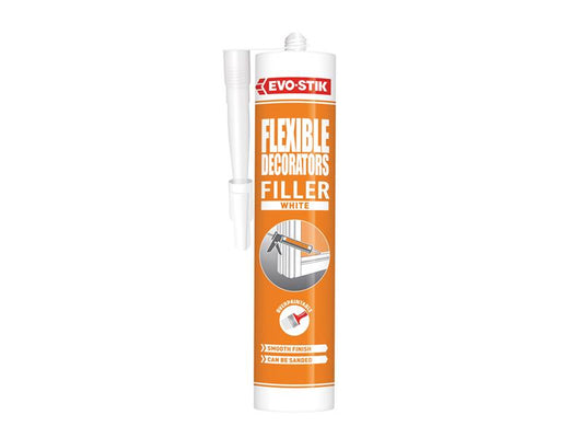 Decorators Flexible Acrylic Filler White C20, EVO-STIK