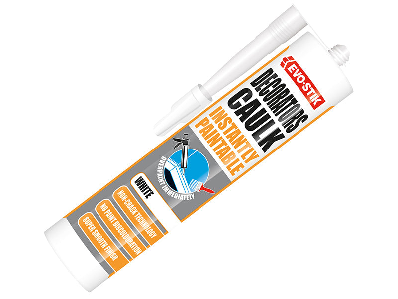 Decorator's Caulk Instantly Paintable C20, EVO-STIK