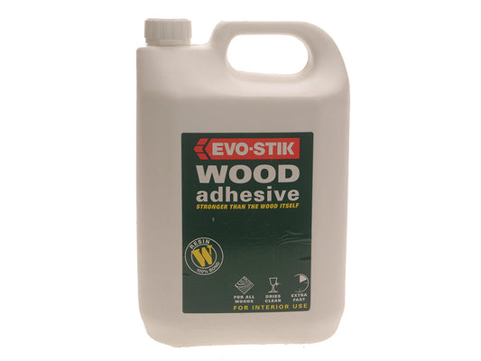 Wood Glue Interior 5 litre, EVO-STIK