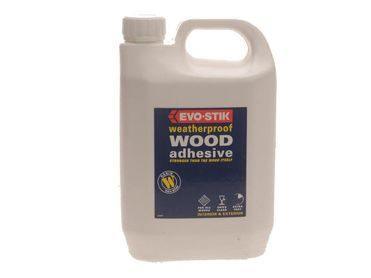 Wood Glue Exterior 2.5 litre, EVO-STIK