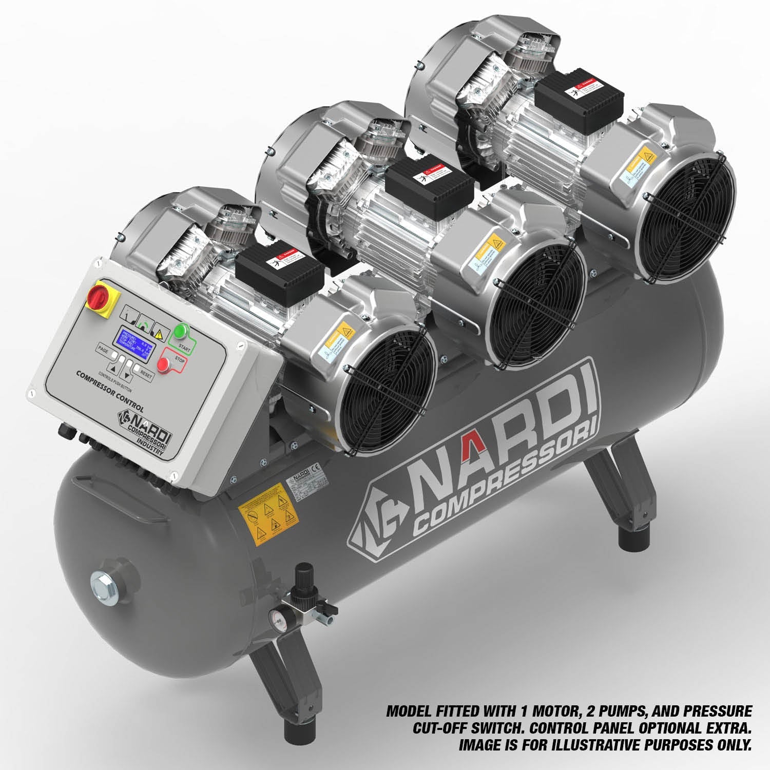 NARDI EXTREME MP 3.00HP 270ltr Compressor, Sip Industrial