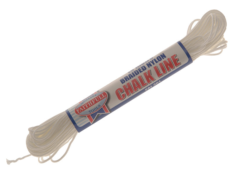 301 Braided Nylon Chalk Line 18m (Box 12), Faithfull