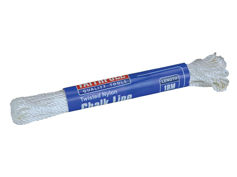 302 Twisted Nylon Chalk Line 18m (Box 12), Faithfull