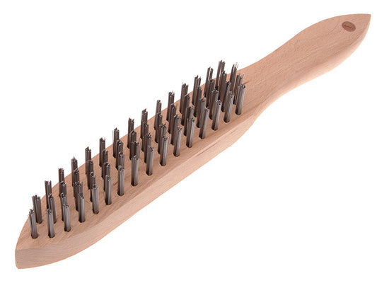 680/4 Heavy-Duty Scratch Brush - 4 Row, Faithfull