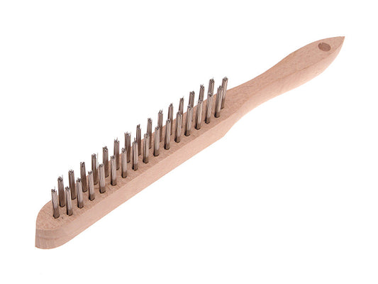 680/S2 Heavy-Duty Stainless Steel Scratch Brush - 2 Row, Faithfull