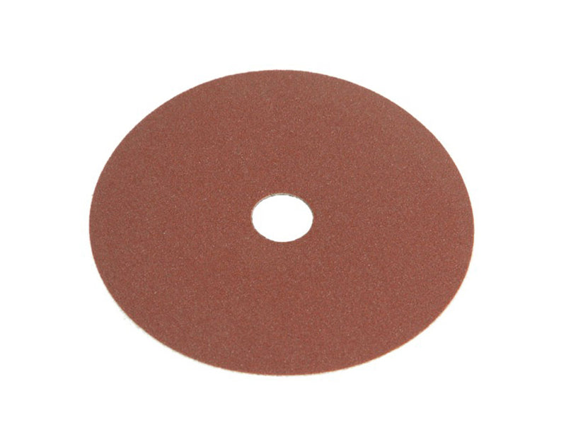 Resin Bonded Sanding Discs 115 x 22mm 24G (Pack 25), Faithfull