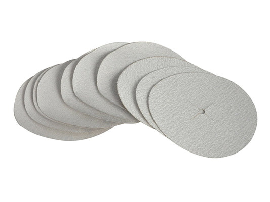 Paper Sanding Disc 6 x 125mm Assorted (Pack 10), Faithfull