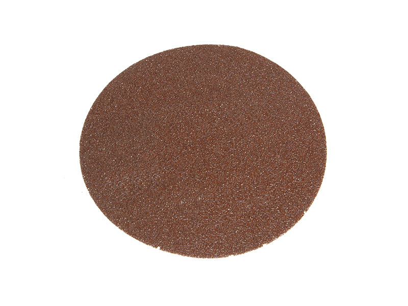 Hook & Loop Plain Sanding Disc 125mm Assorted (Pack 5), Faithfull