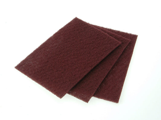 Hand Pad Maroon Very Fine 230 x 150mm (10), Faithfull